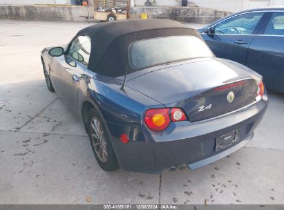 Lot #3042559621 2004 BMW Z4 2.5I