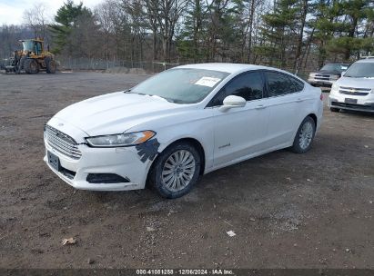 Lot #3037523836 2016 FORD FUSION HYBRID SE