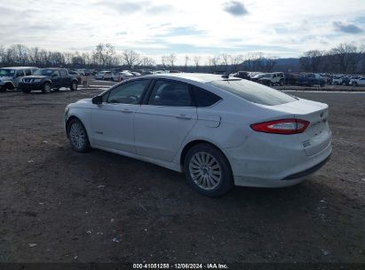 Lot #3037523836 2016 FORD FUSION HYBRID SE