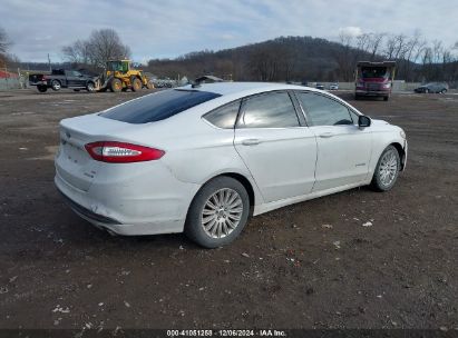 Lot #3037523836 2016 FORD FUSION HYBRID SE