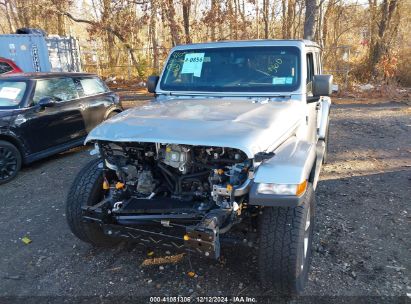 Lot #3052072218 2020 JEEP WRANGLER UNLIMITED SAHARA 4X4