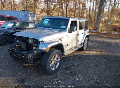 Lot #3052072218 2020 JEEP WRANGLER UNLIMITED SAHARA 4X4