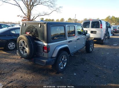 Lot #3052072218 2020 JEEP WRANGLER UNLIMITED SAHARA 4X4