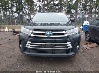 Lot #3056071663 2017 TOYOTA HIGHLANDER HYBRID LIMITED PLATINUM