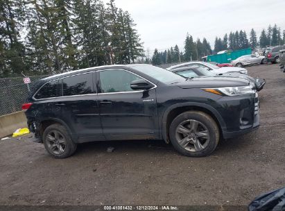 Lot #3056071663 2017 TOYOTA HIGHLANDER HYBRID LIMITED PLATINUM