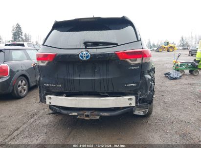 Lot #3056071663 2017 TOYOTA HIGHLANDER HYBRID LIMITED PLATINUM