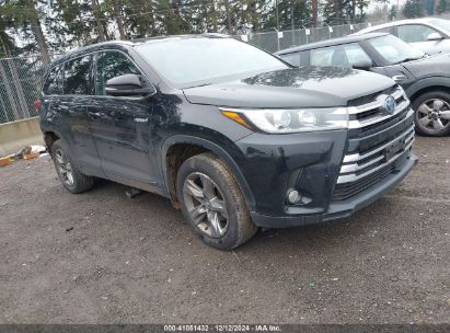 Lot #3056071663 2017 TOYOTA HIGHLANDER HYBRID LIMITED PLATINUM