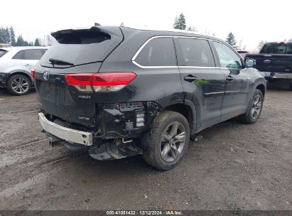 Lot #3056071663 2017 TOYOTA HIGHLANDER HYBRID LIMITED PLATINUM