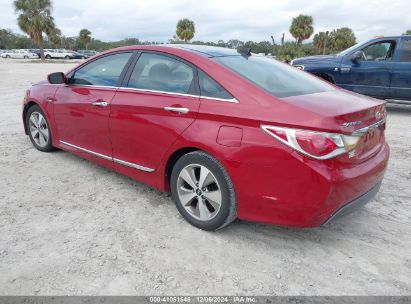 Lot #3037536803 2012 HYUNDAI SONATA HYBRID