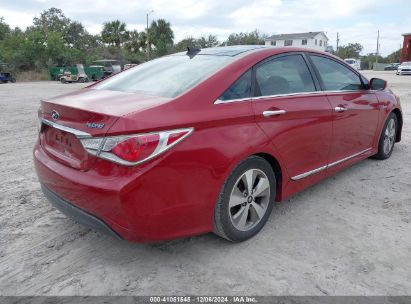 Lot #3037536803 2012 HYUNDAI SONATA HYBRID