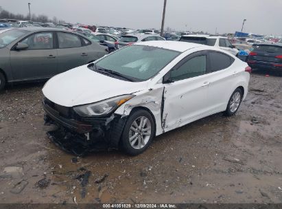 Lot #3034050125 2016 HYUNDAI ELANTRA SE