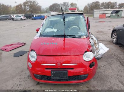 Lot #3052079898 2012 FIAT 500C POP