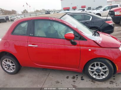 Lot #3052079898 2012 FIAT 500C POP