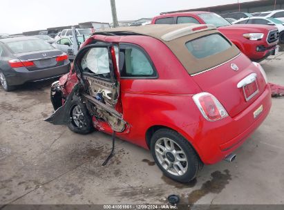 Lot #3052079898 2012 FIAT 500C POP