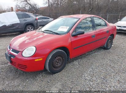 Lot #3036721899 2004 DODGE NEON SE