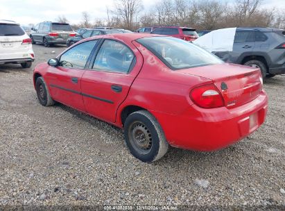 Lot #3036721899 2004 DODGE NEON SE