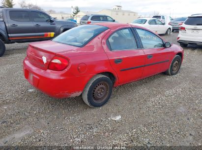 Lot #3036721899 2004 DODGE NEON SE