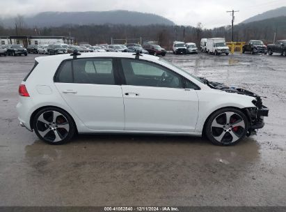 Lot #3054286216 2015 VOLKSWAGEN GOLF GTI 2.0T S 4-DOOR