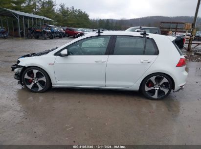 Lot #3054286216 2015 VOLKSWAGEN GOLF GTI 2.0T S 4-DOOR