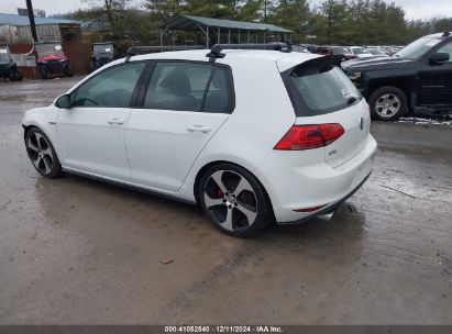 Lot #3054286216 2015 VOLKSWAGEN GOLF GTI 2.0T S 4-DOOR