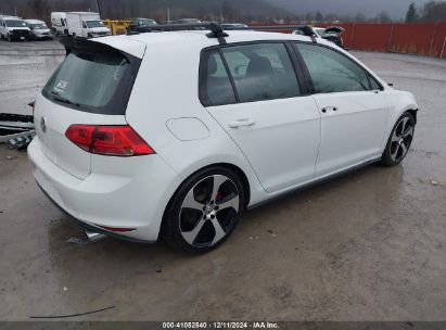 Lot #3054286216 2015 VOLKSWAGEN GOLF GTI 2.0T S 4-DOOR