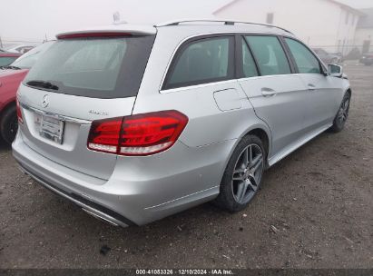 Lot #3046376464 2014 MERCEDES-BENZ E 350 4MATIC