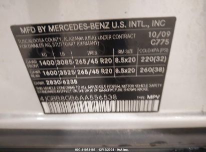 Lot #3045358542 2010 MERCEDES-BENZ ML 350 4MATIC