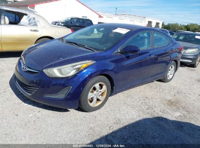 Lot #3034050257 2014 HYUNDAI ELANTRA SE