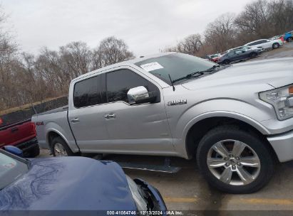 Lot #3049253610 2015 FORD F-150 PLATINUM