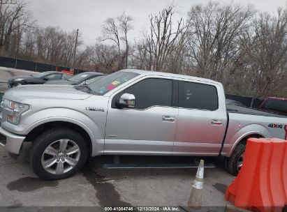 Lot #3049253610 2015 FORD F-150 PLATINUM