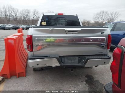 Lot #3049253610 2015 FORD F-150 PLATINUM