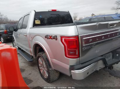 Lot #3049253610 2015 FORD F-150 PLATINUM