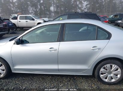 Lot #3037131428 2012 VOLKSWAGEN JETTA 2.0L S