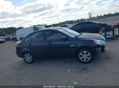 Lot #3034050228 2007 HYUNDAI ACCENT GLS