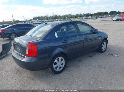 Lot #3034050228 2007 HYUNDAI ACCENT GLS