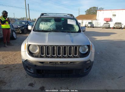 Lot #3034053780 2017 JEEP RENEGADE LATITUDE FWD