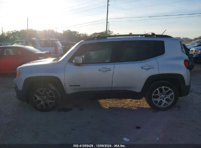 Lot #3034053780 2017 JEEP RENEGADE LATITUDE FWD