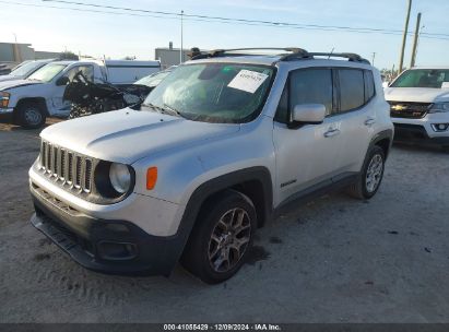 Lot #3034053780 2017 JEEP RENEGADE LATITUDE FWD