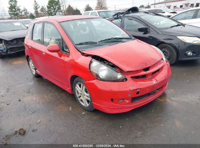 Lot #3049253756 2007 HONDA FIT SPORT