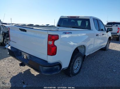 Lot #3050070450 2021 CHEVROLET SILVERADO 1500 4WD  STANDARD BED WT