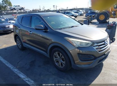 Lot #3035092017 2014 HYUNDAI SANTA FE SPORT 2.4L