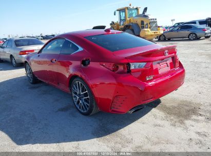 Lot #3056470199 2017 LEXUS RC 200T