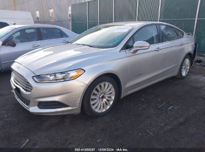 Lot #3052072077 2016 FORD FUSION HYBRID SE