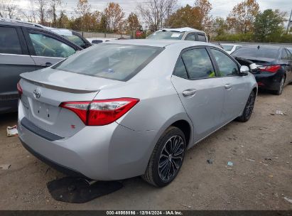 Lot #3034050017 2015 TOYOTA COROLLA S PLUS