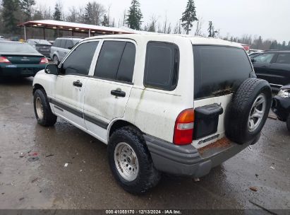 Lot #3035091954 2001 CHEVROLET TRACKER HARD TOP BASE