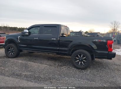 Lot #3050077269 2018 FORD F-250 PLATINUM