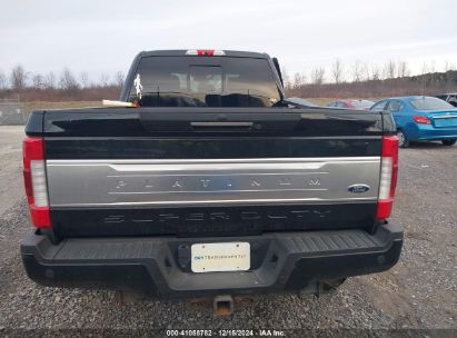 Lot #3050077269 2018 FORD F-250 PLATINUM