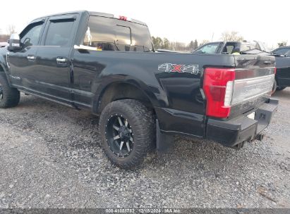 Lot #3050077269 2018 FORD F-250 PLATINUM