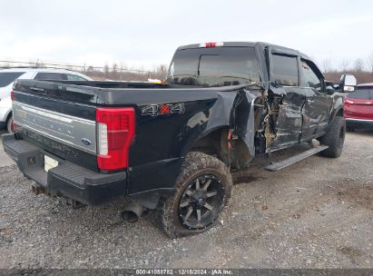 Lot #3050077269 2018 FORD F-250 PLATINUM