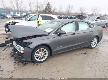 Lot #3052072063 2019 FORD FUSION HYBRID SE